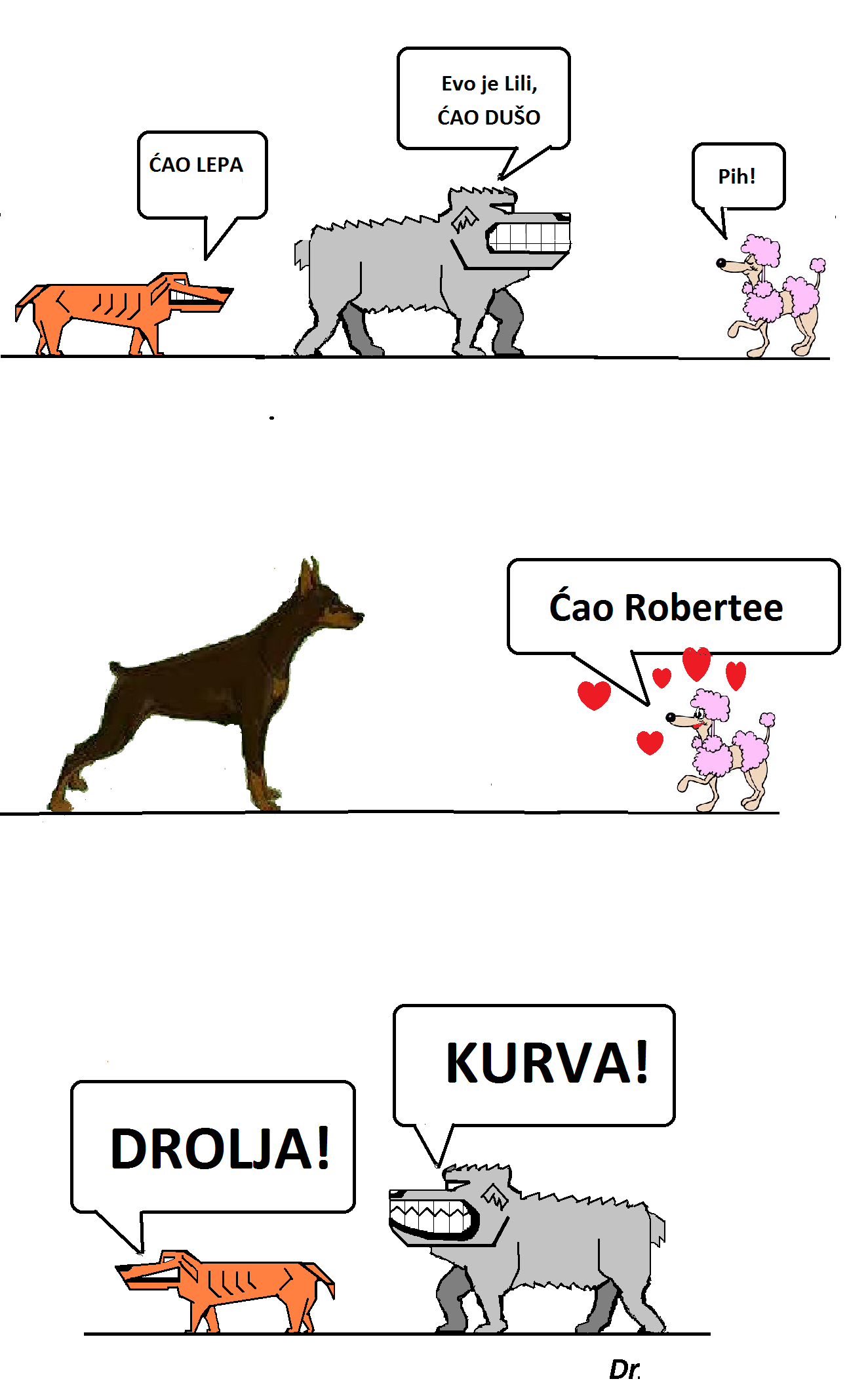 drolja - kučka